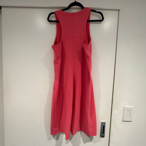 lululemon Ribbed Softstreme Slim-Fit Tank Dress Glaze pink Sz 12 - Picture 5 of 5